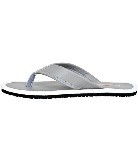 GRASS WALK - Gray Mens Thong Flip Flop - None