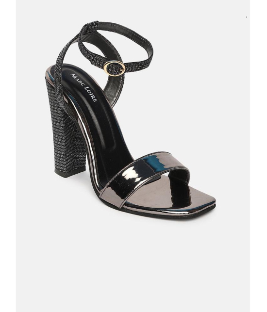 MARC LOIRE - Dark Grey Women's Sandal Heels - None