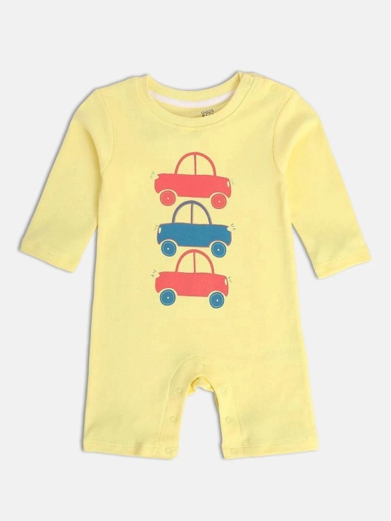 miniklub Multicolor Cotton Rompers For Baby Boy ( Pack of 2 ) - None