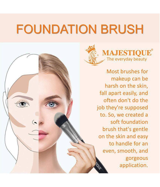 Majestique Professional Makeup Foundation Brush Blending Tool For Face Makeup