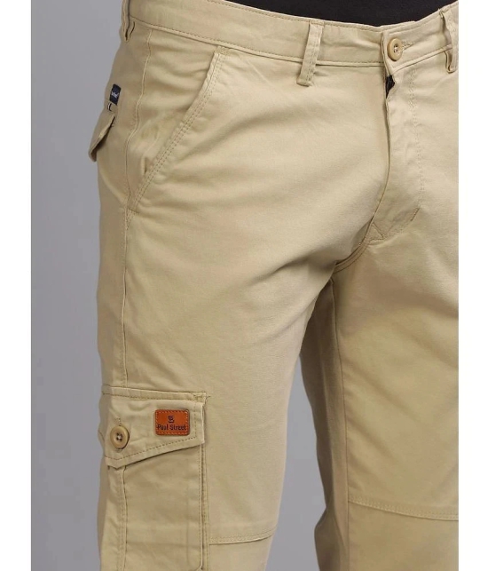 Paul Street Slim Flat Mens Cargos - Cream ( Pack of 1 ) - None