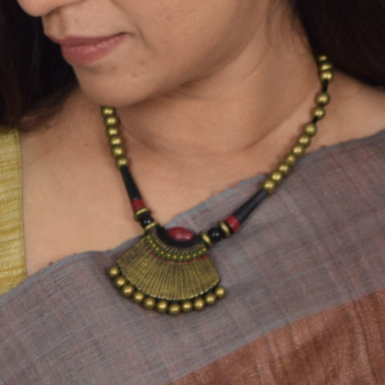 Terracotta Earring & Necklace Set