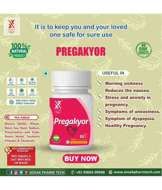 xovak pharmtech Ayurvedic Pregakyor For Pregnancy Tablet 100 gm Pack Of 2