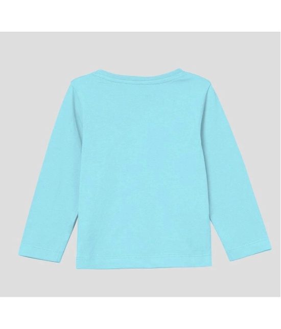 Ariel - Blue Cotton Girls Top ( Pack of 1 ) - None