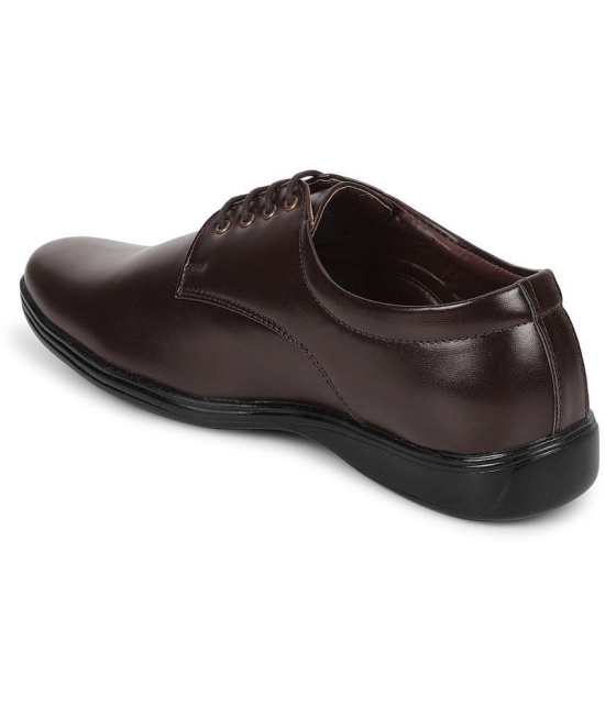 UrbanMark - Brown Mens Derby Formal Shoes - None