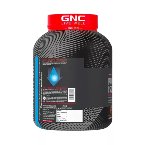 GNC AMP Pure Isolate Powder-3.2 Kg / Vanilla Custard