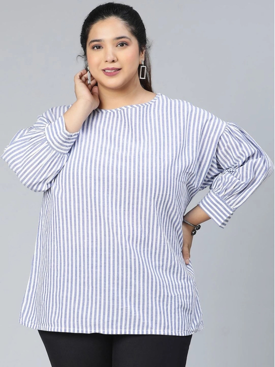 Oxolloxo Blue Striped Top