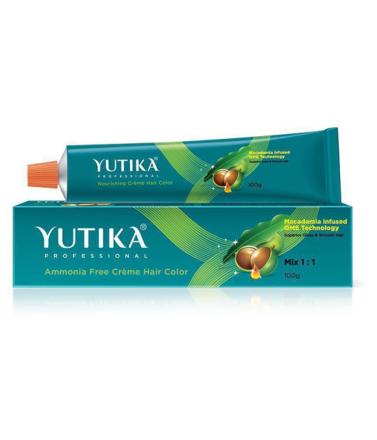 yutika Professional Creme Permanent Hair Color Brown 4.0 100 g