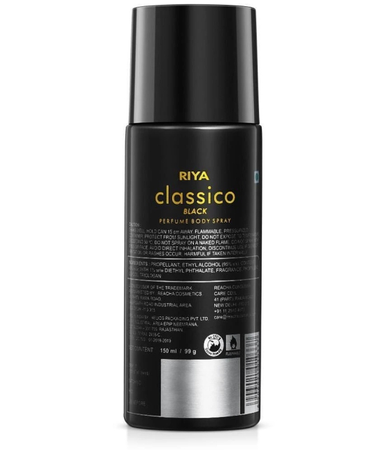 Riya Classico & Melody Perfume Body Spray for Unisex 150 ml ( Pack of 2 )