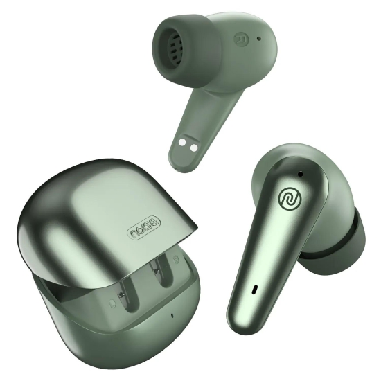 Noise Buds X Prime in-Ear Truly Wireless Earbuds with 120H of Playtime, Quad Mic with ENC, Instacharge (10 min = 200 min),Premium Dual Tone Finish, 11mm Driver, BT v5.3 Sheen Green