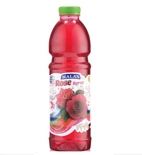 Malas Rose Syrup 1000ml Pet Bottle