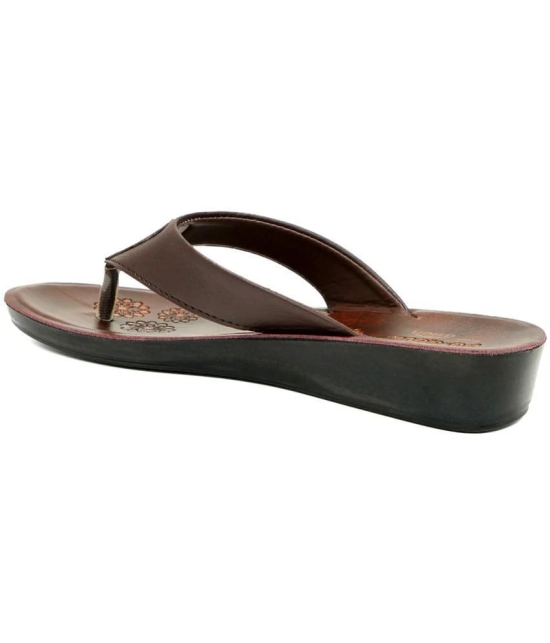 ASIAN - Brown Womens Daily Slipper - None