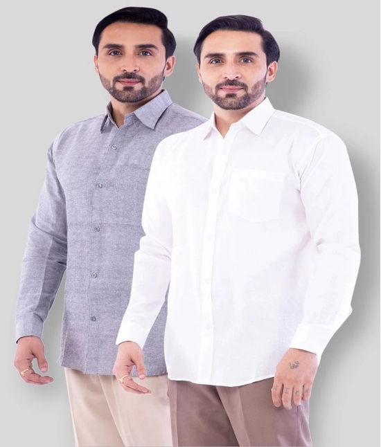 DESHBANDHU DBK - Multicolor Cotton Regular Fit Mens Casual Shirt (Pack of 2 ) - None