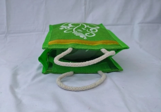 Green Color Mini Jute Bag