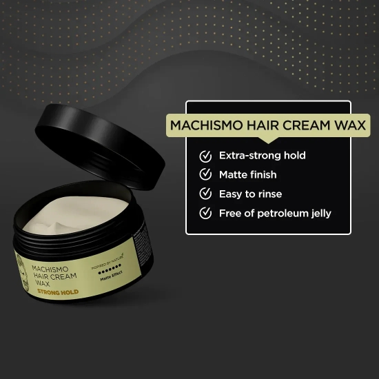 Machismo Cream Wax | Almond Oil & Vitamin E