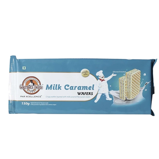 GourmetS Delite Gourmet Delite Wafer Milk Caramel, 150 Gm