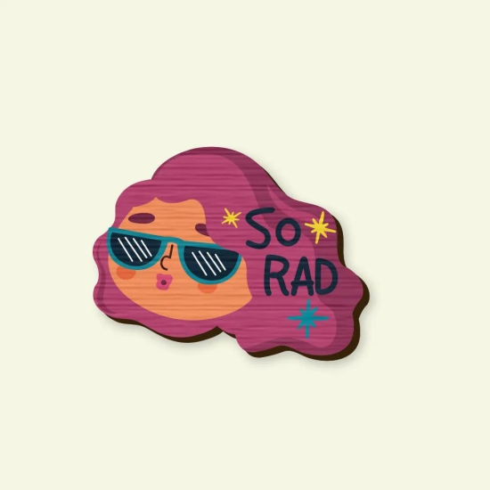 Radiant Rebel Pin-1.3 x 1 in