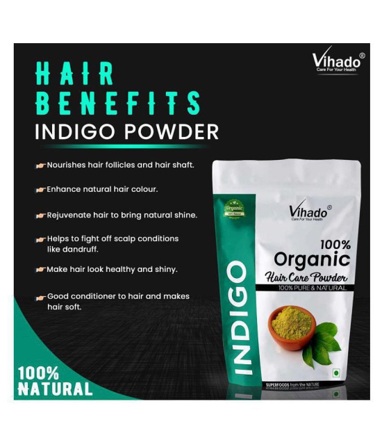 Vihado Natural Indigo Leaf Powder Hair Scalp Treatment 100 g