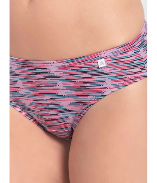 Jockey 1410 Womens Super Combed Cotton Bikini- Light Prints(Pack of 3 - Color & Prints May Vary) - None