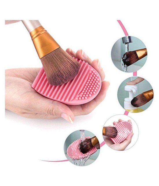 FOK Makeup Brush Cleaner Polyester Scrub Brush