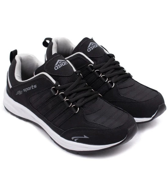 ASIAN COSCO Black Mens Sports Running Shoes - None