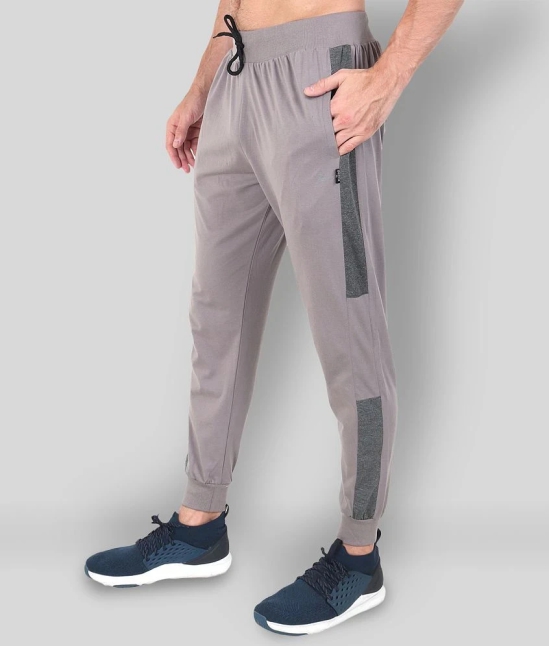 Zeffit - Light Grey Cotton Blend Mens Joggers ( Pack of 1 ) - XL