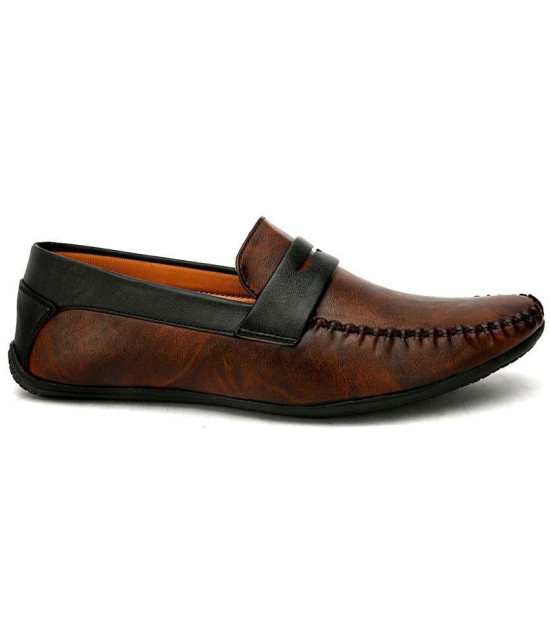 Fentacia - Brown Mens Penny - 9