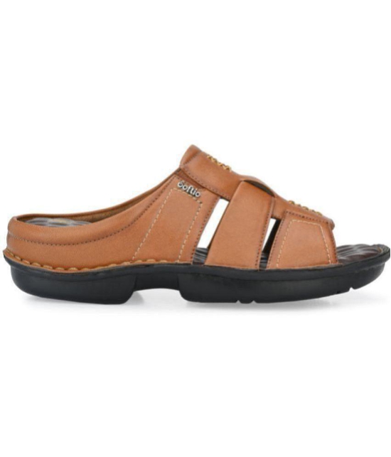 softio - Tan Mens Sandals - None