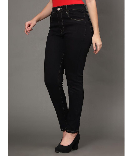 AngelFab - Black Denim Skinny Fit Women''s Jeans ( Pack of 1 ) - None