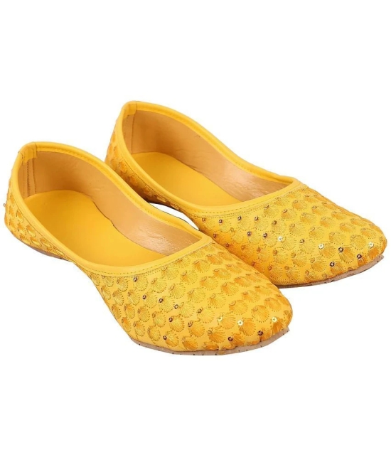 Apratim - Yellow Womens Juttis - None