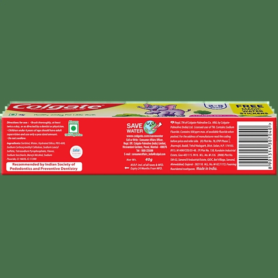 Colgate Kids Strawberry Toothpaste, 40 gm