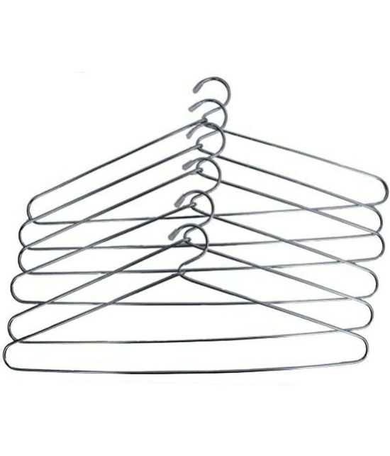 Handa Stainless Steel Standard Clothes Hangers ( Pack of 12 )