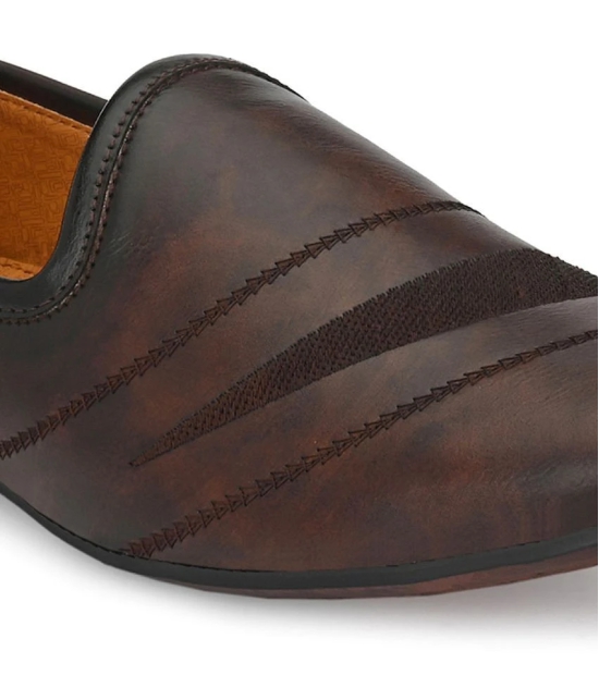 Leeport - Brown Mens Jutti - None