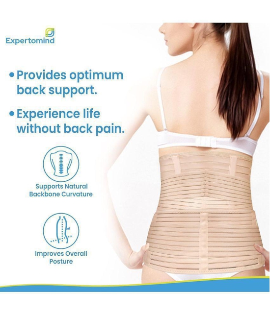 Expertomind Maternity Belt After Delivery C Section 2-In-1 Abdominal Belt For Women Body Shaper 2XL Size Abdominal Binder And Maternity Belt - None