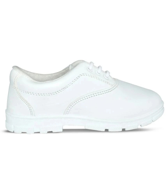 Ajanta - White Boys School Shoes ( 1 Pair ) - None