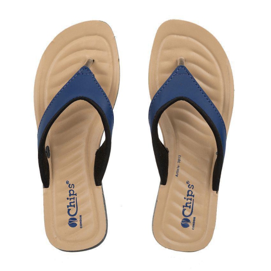 Chips - Blue Women's Flats - None