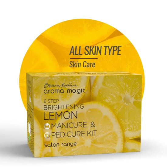 Brightening Lemon Manicure & Pedicure Kit-Salon Kit / All Skin