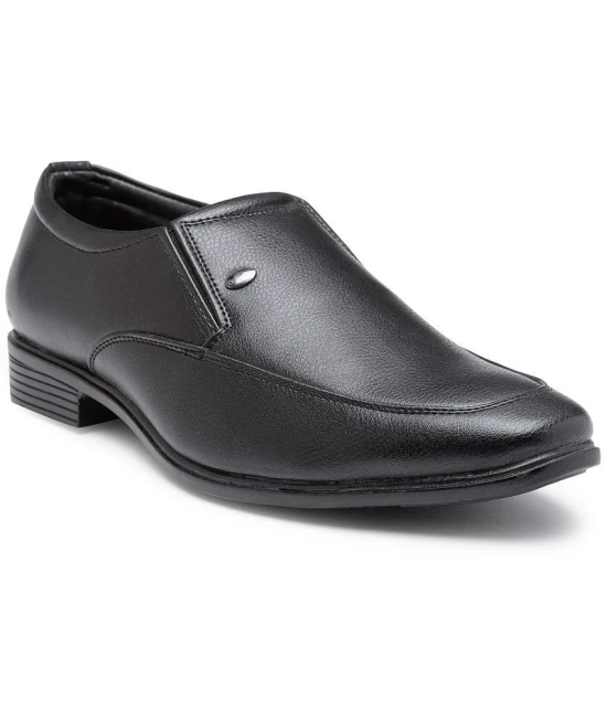 Action - Black Mens Slip On Formal Shoes - None