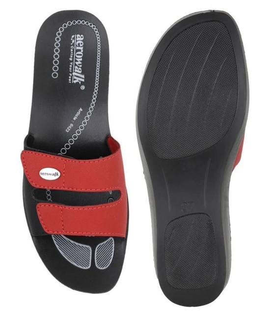 Aerowalk - Red Womens Flats - None