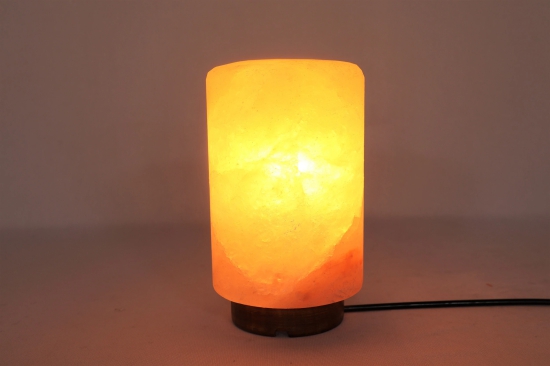 SARAS Aajeevika, Handcrafted | Himalayan Rock Salt Lamp | SHG Product | Punjab | Rock Salt Lamp | Cylinder Shape Lamp