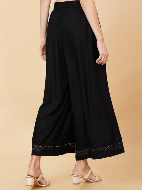 Flared Wide Leg Ethnic Palazzo