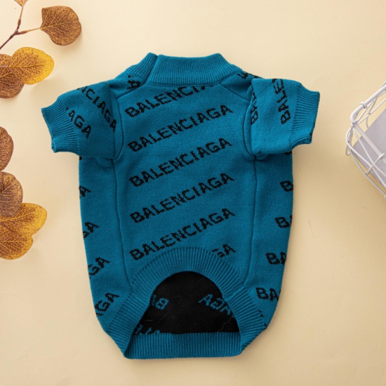 Dog Clothes| Premium Printed Sweater | Sizes and Colours Available| Claws N Paws-Blue / S