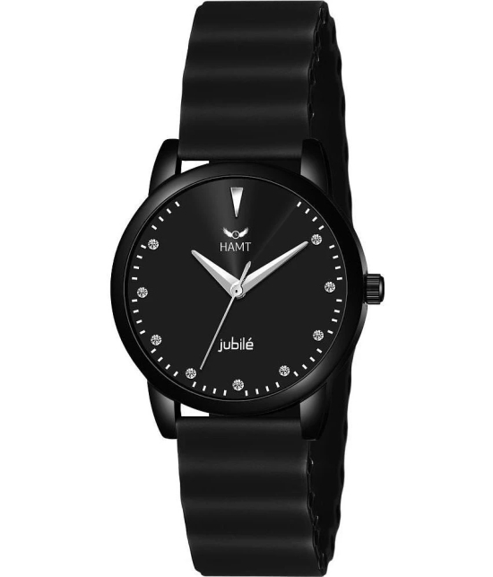 HAMT Black Silicon Analog Womens Watch