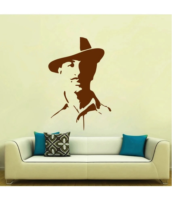 Decor Villa Bhagat Singh Vinyl Wall Stickers