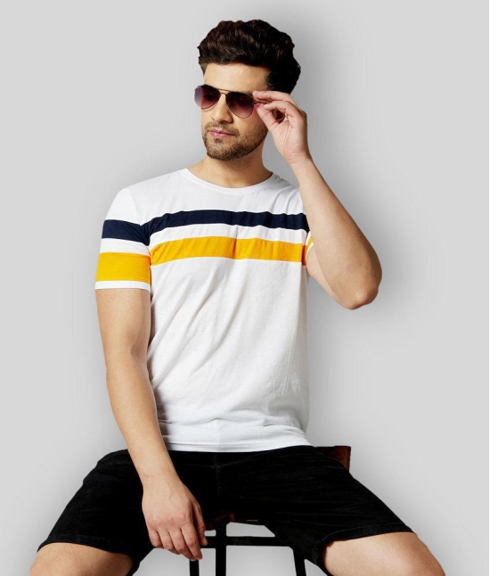 AUSK - Multicolor Cotton Blend Regular Fit Mens T-Shirt ( Pack of 1 ) - None