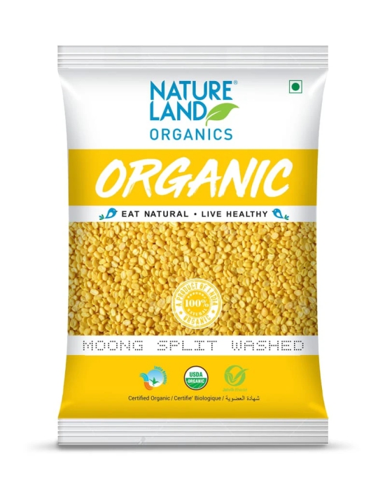 Natureland Organics Moong Split Washed 1 kg