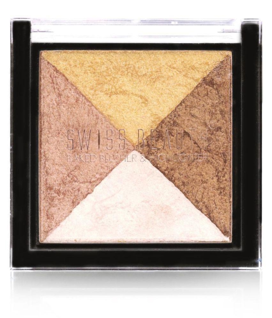 Swiss Beauty Baked Blusher & Highlighter (Shade-06), 7gm