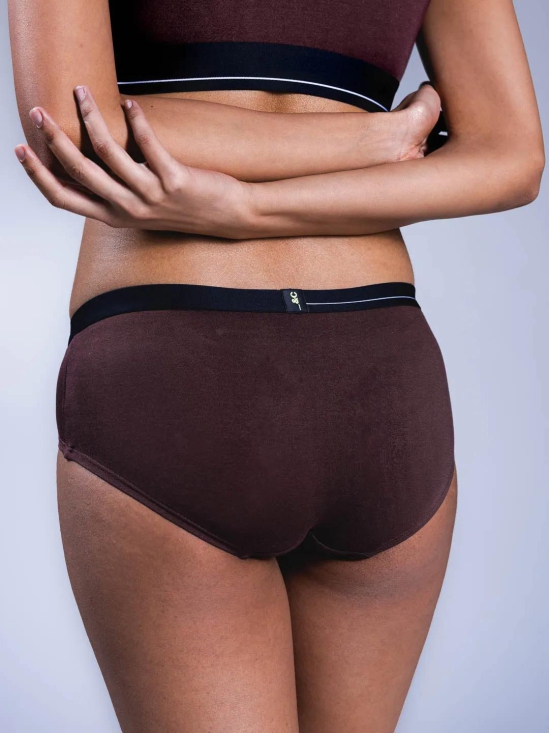 Women's Hipster Briefs - Umber-L