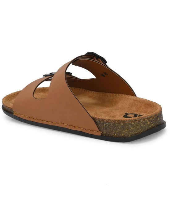 Aadi Tan Mens Slide Flip Flop - None