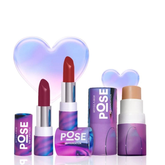 POSE HD Foundation Stick + POSE HD Lipstick